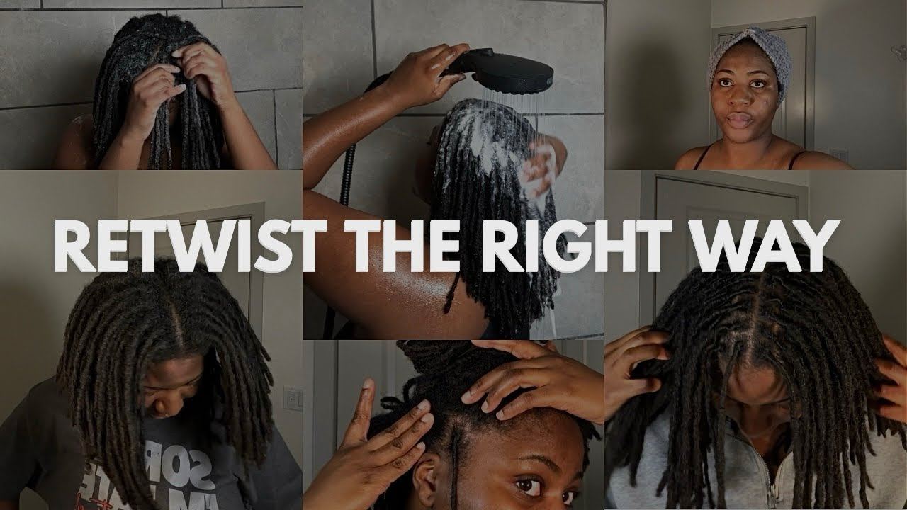 Retwist Day: The Complete At-Home Loc Routine, Wash to Finish — video thumbnail from Esty Locs